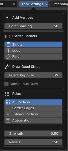 Tool Settings